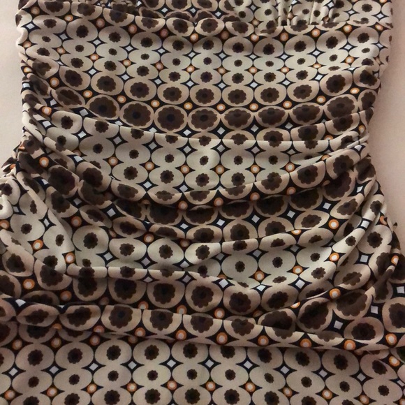 Brown Printed Rampage Dress - Picture 3 of 7